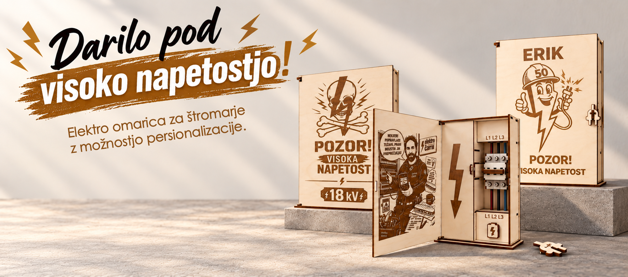 Elektro omarice z možnostjo personalizacije