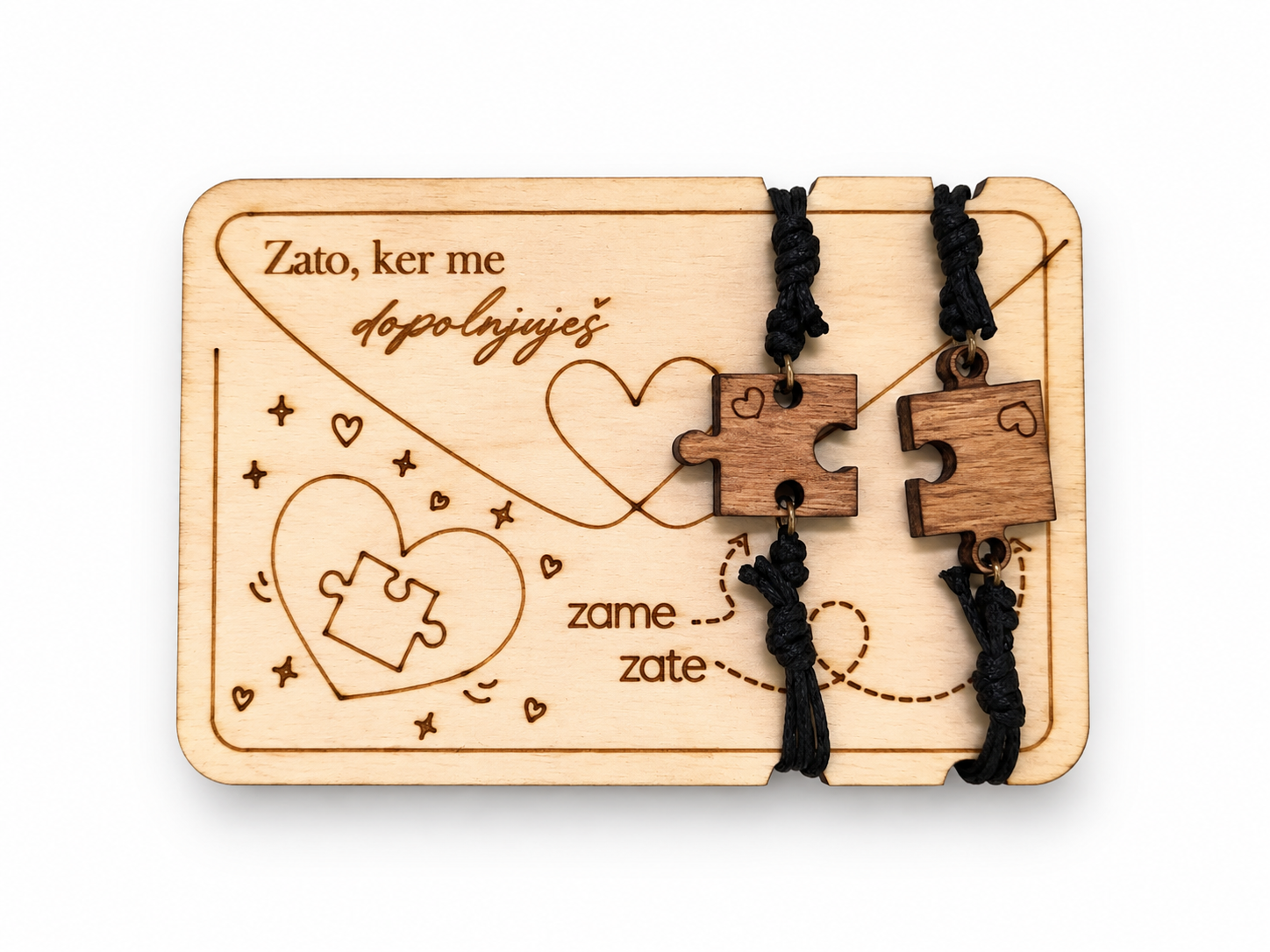 Partnerski zapestnici Puzzli